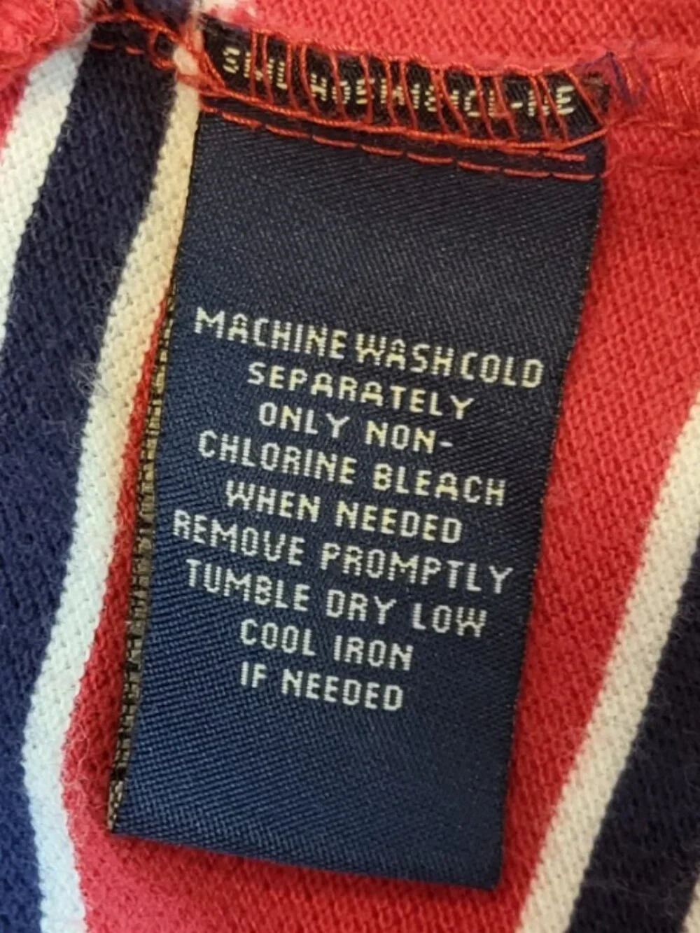 Vintage Polo Jeans Company Polo Shirt Ralph Lauren Flag Striped XXL Y2K Preppy